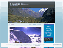 Tablet Screenshot of langtang.wordpress.com