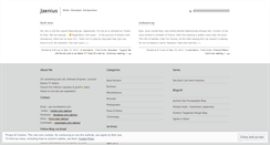 Desktop Screenshot of jaenius.wordpress.com
