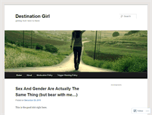 Tablet Screenshot of destinationgirl.wordpress.com