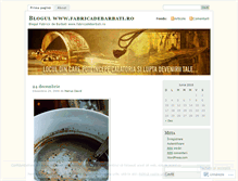 Tablet Screenshot of fabricadebarbati.wordpress.com