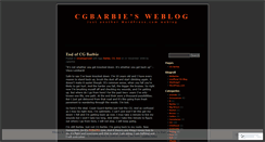 Desktop Screenshot of cgbarbie.wordpress.com