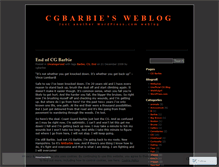 Tablet Screenshot of cgbarbie.wordpress.com