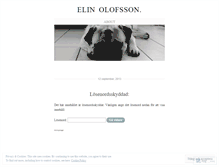 Tablet Screenshot of elinolofsson.wordpress.com
