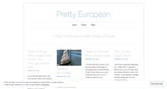 Desktop Screenshot of prettyeuropean.wordpress.com