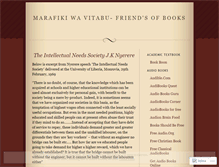 Tablet Screenshot of marafikiwavitabu.wordpress.com