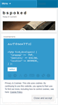 Mobile Screenshot of bspoked.wordpress.com