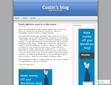 Tablet Screenshot of costincozianu.wordpress.com