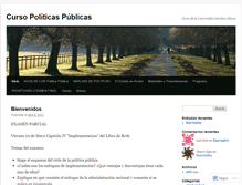 Tablet Screenshot of cursopoliticas.wordpress.com