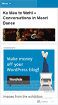 Mobile Screenshot of kamautewehi.wordpress.com