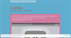 Desktop Screenshot of goyodelarosa.wordpress.com
