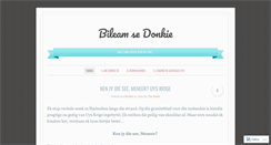 Desktop Screenshot of bileamsedonkie.wordpress.com