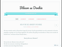 Tablet Screenshot of bileamsedonkie.wordpress.com