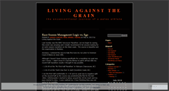 Desktop Screenshot of livingagainstthegrain.wordpress.com
