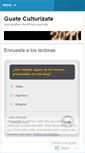 Mobile Screenshot of guateculturizate.wordpress.com