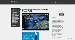 Desktop Screenshot of cabalonlinehd.wordpress.com