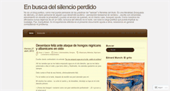 Desktop Screenshot of acufenodiario.wordpress.com