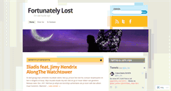 Desktop Screenshot of fortunatelylost.wordpress.com