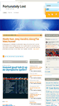 Mobile Screenshot of fortunatelylost.wordpress.com