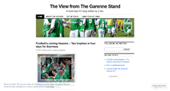 Desktop Screenshot of guernseyfc.wordpress.com