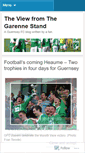 Mobile Screenshot of guernseyfc.wordpress.com