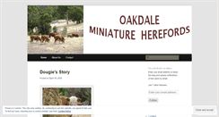Desktop Screenshot of oakdalemh.wordpress.com