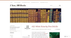 Desktop Screenshot of 1year100books.wordpress.com