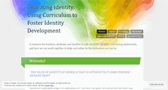 Desktop Screenshot of educatingidentity.wordpress.com