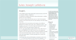 Desktop Screenshot of julesjosephlefebvre.wordpress.com
