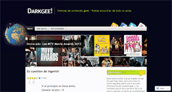 Desktop Screenshot of darkgee.wordpress.com