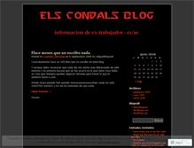 Tablet Screenshot of elscondals.wordpress.com