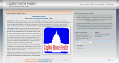Desktop Screenshot of capitolhomehealth.wordpress.com