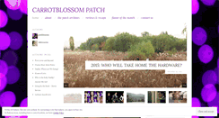 Desktop Screenshot of carrotblossompatch.wordpress.com