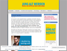 Tablet Screenshot of jungaltwerden.wordpress.com