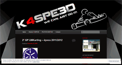 Desktop Screenshot of k4speed.wordpress.com