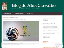 Tablet Screenshot of blogdoalexcarvalho.wordpress.com