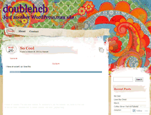 Tablet Screenshot of doublehcb.wordpress.com