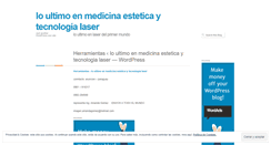 Desktop Screenshot of equiposlaserparaestetica.wordpress.com