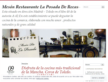 Tablet Screenshot of mesonrestaurantelaposada.wordpress.com