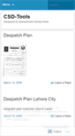 Mobile Screenshot of csdtools.wordpress.com