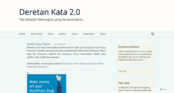 Desktop Screenshot of deretankata.wordpress.com
