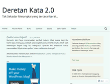 Tablet Screenshot of deretankata.wordpress.com