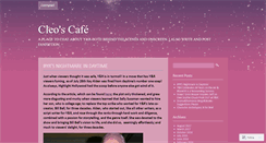 Desktop Screenshot of cleoscafe.wordpress.com