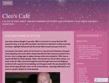 Tablet Screenshot of cleoscafe.wordpress.com