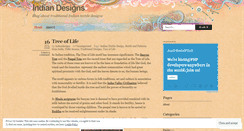 Desktop Screenshot of indiandesigns.wordpress.com