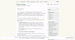 Desktop Screenshot of forgegames.wordpress.com