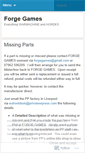 Mobile Screenshot of forgegames.wordpress.com