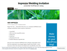 Tablet Screenshot of imprezza.wordpress.com