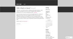 Desktop Screenshot of crm360.wordpress.com