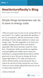 Mobile Screenshot of newventurerealty.wordpress.com