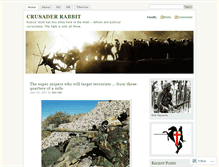 Tablet Screenshot of crusaderrabbit.wordpress.com